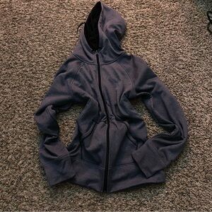 Women's Gray Hooded Jacket